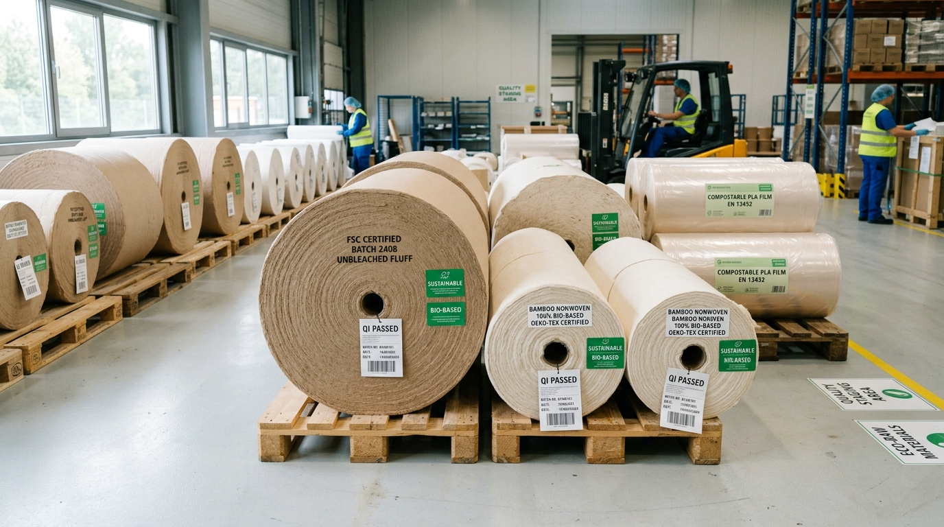 Microporous Breathable PE Cast Film & Nonwoven Lamination Rolls by LEO Hygiene