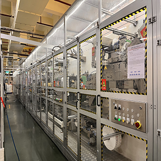 Multi-stage RO water purification plant for non-woven processing